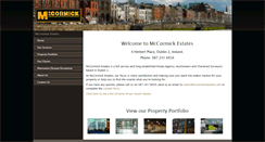 Desktop Screenshot of mccormickestates.com